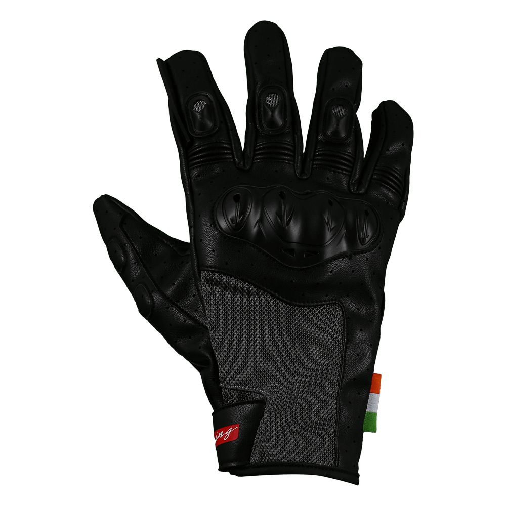 RIDING GLOVES  BLACK 