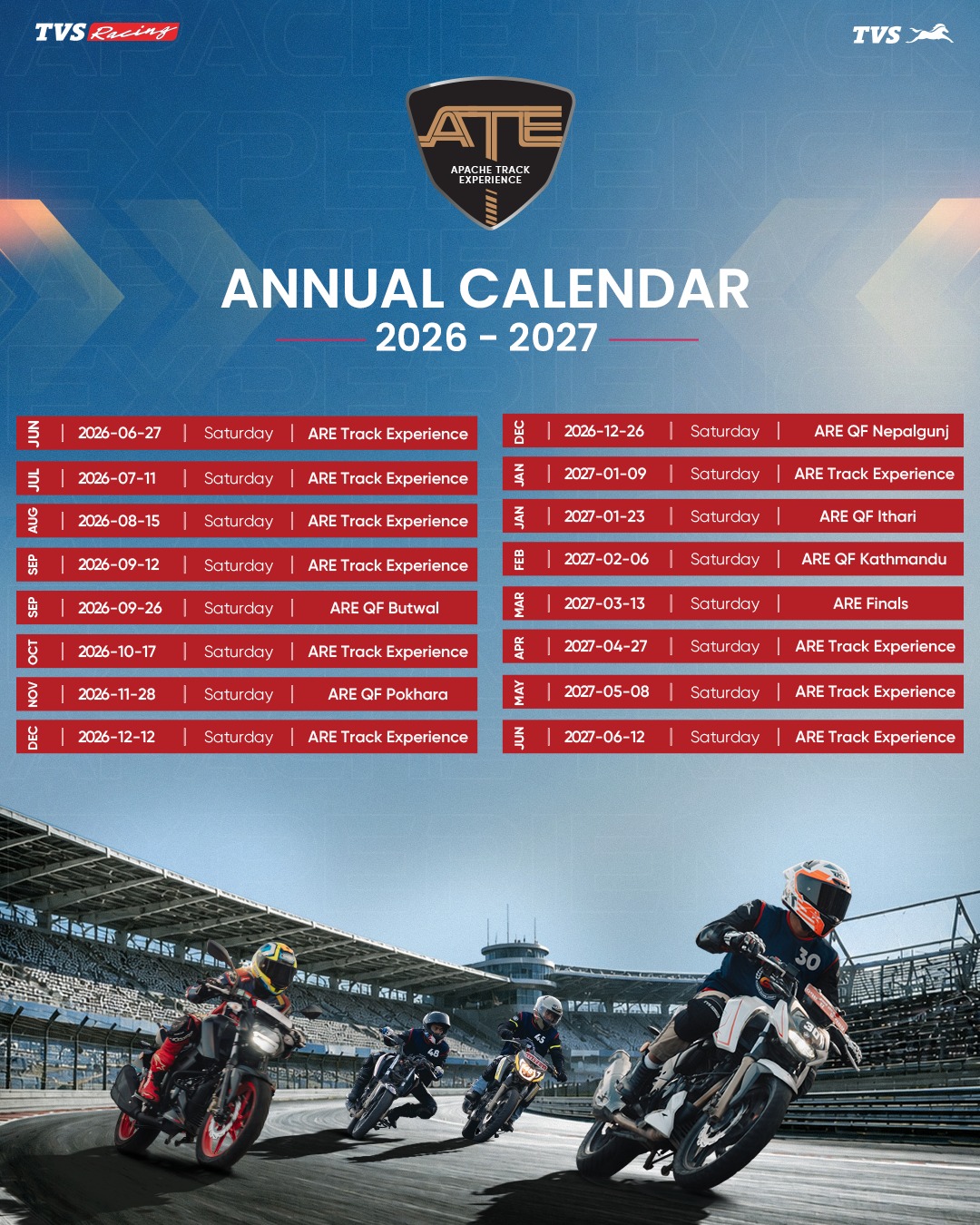 TVS Apache Track Experience and Race Experience